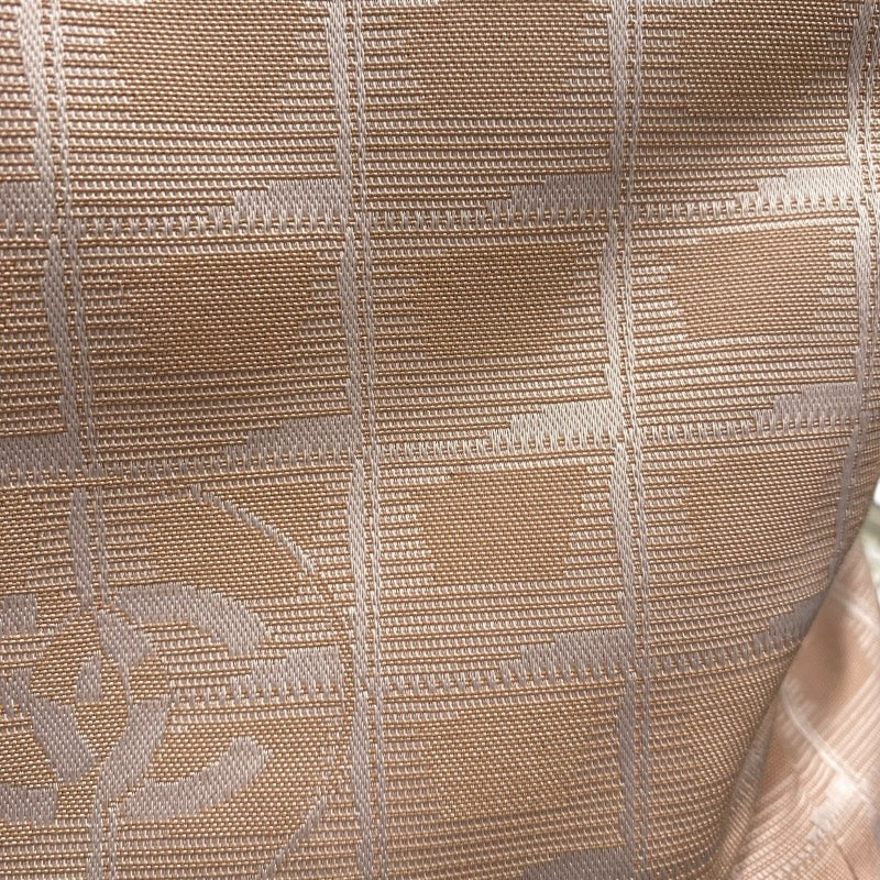 シャネル CHANEL ニュートラベルライン トートバッグ A15991 ベージュ ナイロンジャガード レディース トートバッグ