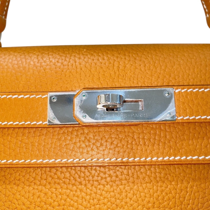 エルメス HERMES ケリー28 D刻 ナチュラルサブレ シルバー金具