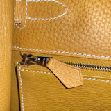 エルメス HERMES ケリー28 D刻 ナチュラルサブレ　シルバー金具 ヴァッシュリエジュ レディース ハンドバッグ