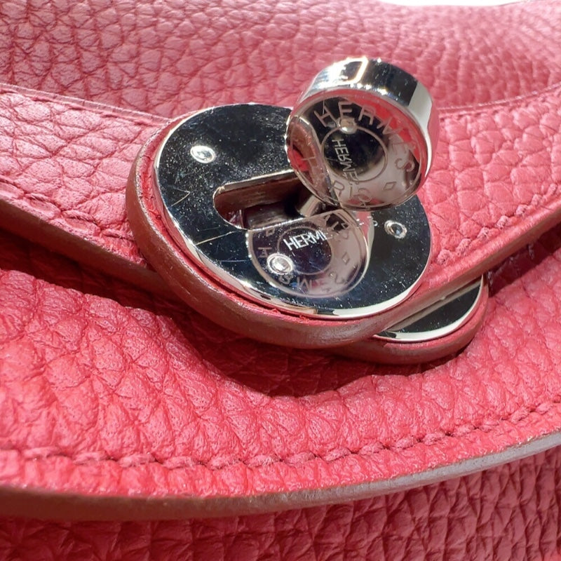 エルメス HERMES リンディ30 □P刻印　(2012年製) ルージュグレナ シルバー金具  トリヨンクレマンス レディース ショルダーバッグ