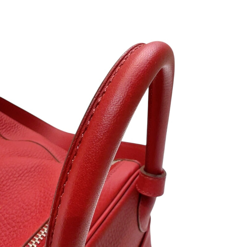 エルメス HERMES リンディ30 □P刻印　(2012年製) ルージュグレナ シルバー金具  トリヨンクレマンス レディース ショルダーバッグ