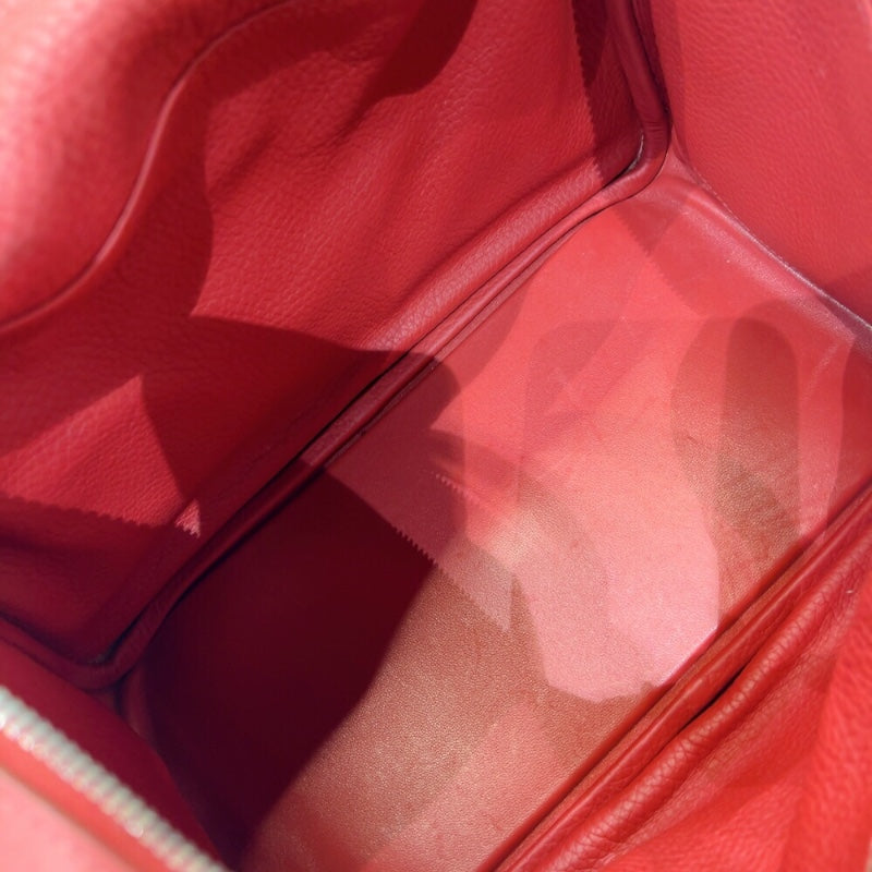 エルメス HERMES リンディ30 □P刻印　(2012年製) ルージュグレナ シルバー金具  トリヨンクレマンス レディース ショルダーバッグ