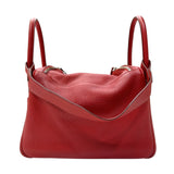 エルメス HERMES リンディ30 □P刻印　(2012年製) ルージュグレナ シルバー金具  トリヨンクレマンス レディース ショルダーバッグ