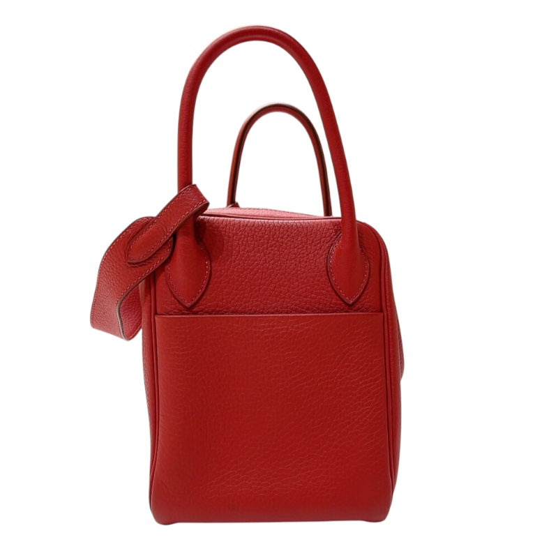エルメス HERMES リンディ30 □P刻印　(2012年製) ルージュグレナ シルバー金具  トリヨンクレマンス レディース ショルダーバッグ