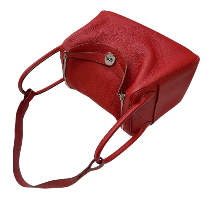 エルメス HERMES リンディ30 □P刻印　(2012年製) ルージュグレナ シルバー金具  トリヨンクレマンス レディース ショルダーバッグ