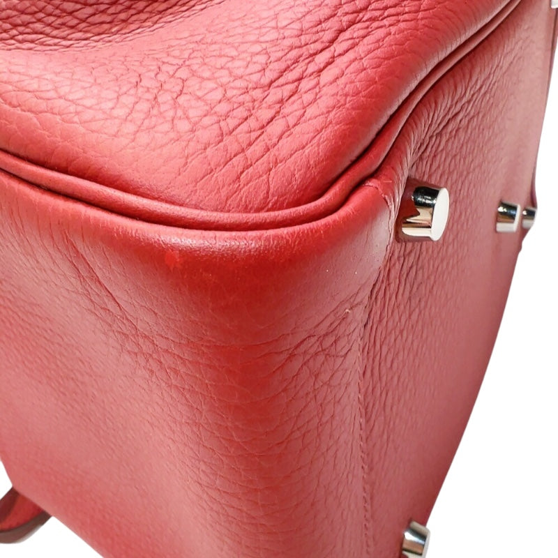 エルメス HERMES リンディ30 □P刻印　(2012年製) ルージュグレナ シルバー金具  トリヨンクレマンス レディース ショルダーバッグ