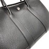 エルメス HERMES ガーデンパーティーTPM U刻印　(2022年製) ブラッ クシルバー金具 ネゴンダ メンズ ハンドバッグ