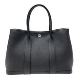 エルメス HERMES ガーデンパーティーTPM U刻印　(2022年製) ブラッ クシルバー金具 ネゴンダ メンズ ハンドバッグ