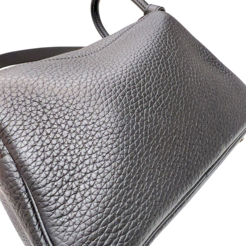 エルメス HERMES リンディミニ B刻印　(2023年製) ブラック ゴールド金具 トリヨンクレマンス レディース ショルダーバッグ