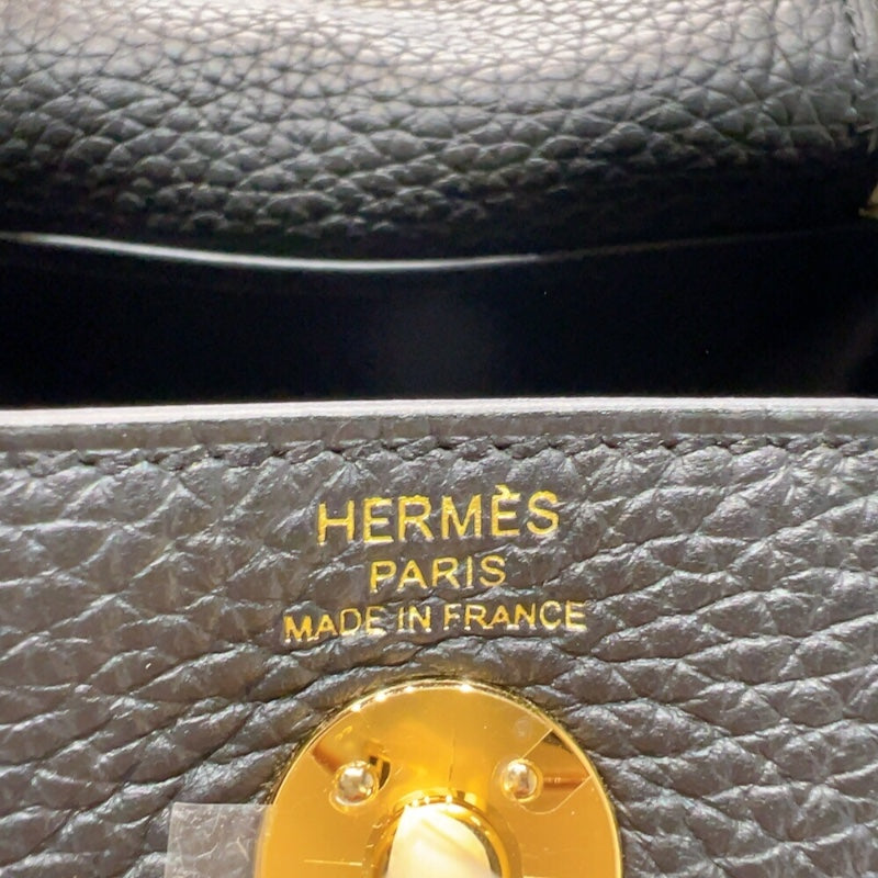 エルメス HERMES リンディミニ B刻印　(2023年製) ブラック ゴールド金具 トリヨンクレマンス レディース ショルダーバッグ