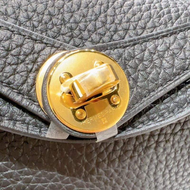 エルメス HERMES リンディミニ B刻印　(2023年製) ブラック ゴールド金具 トリヨンクレマンス レディース ショルダーバッグ