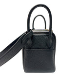 エルメス HERMES リンディミニ B刻印　(2023年製) ブラック ゴールド金具 トリヨンクレマンス レディース ショルダーバッグ