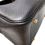 エルメス HERMES リンディミニ B刻印　(2023年製) ブラック ゴールド金具 トリヨンクレマンス レディース ショルダーバッグ