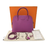 エルメス HERMES ボリード31 □J刻印　(2006年製) シクラメン シルバー金具 ヴォーエプソン レディース ハンドバッグ
