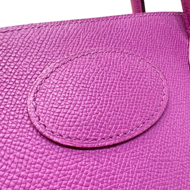 エルメス HERMES ボリード31 □J刻印　(2006年製) シクラメン シルバー金具 ヴォーエプソン レディース ハンドバッグ