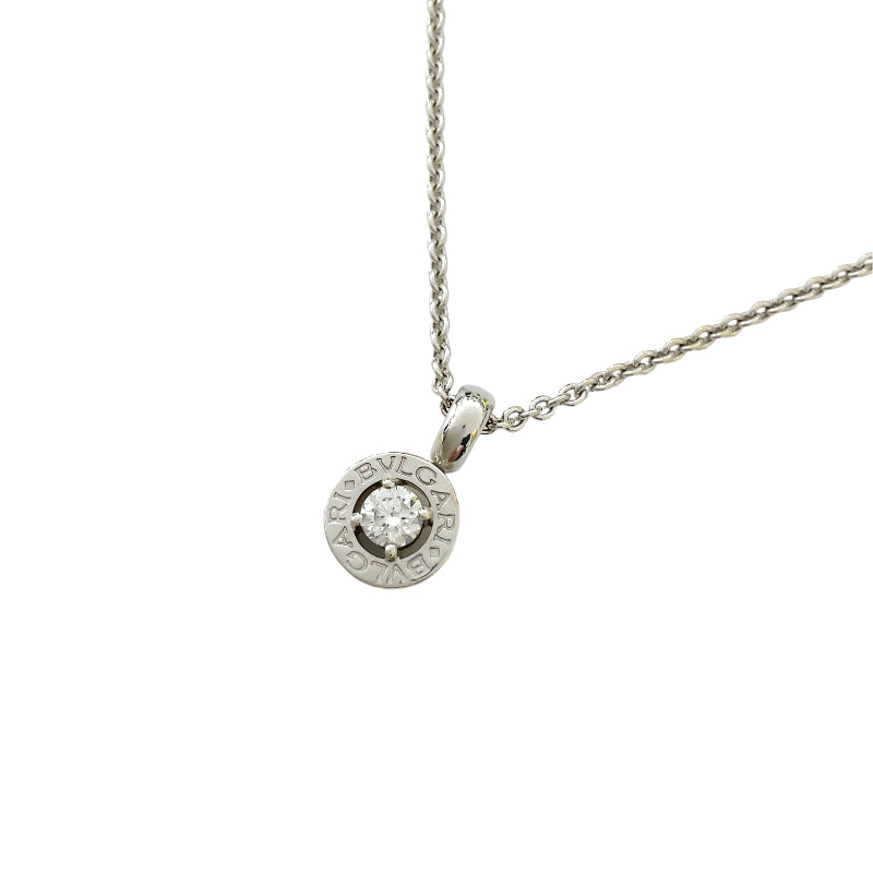 ブルガリ BVLGARI ブルガリブルガリ ダイヤモンドネックレス K18WG ダイヤモンド ジュエリー