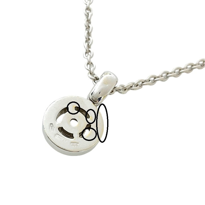 ブルガリ BVLGARI ブルガリブルガリ ダイヤモンドネックレス K18WG ダイヤモンド ジュエリー