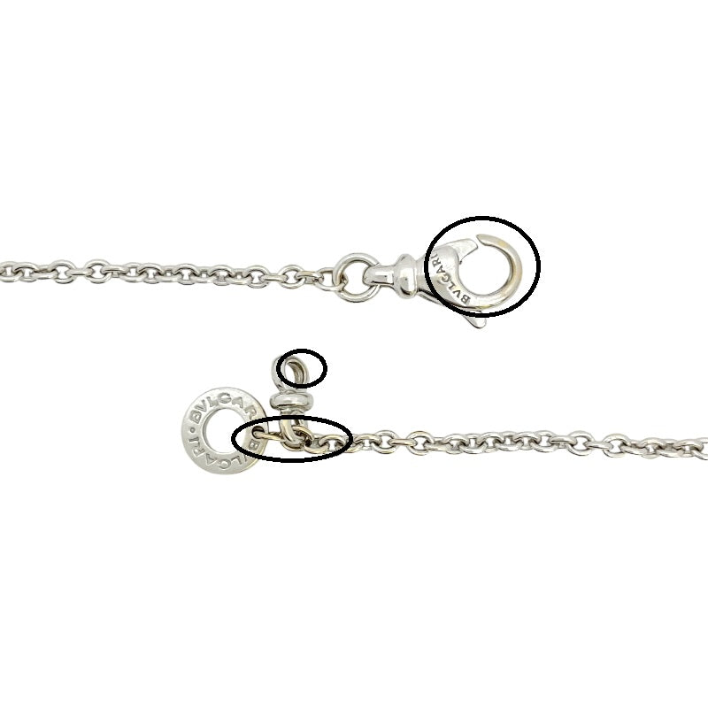 ブルガリ BVLGARI ブルガリブルガリ ダイヤモンドネックレス K18WG ダイヤモンド ジュエリー