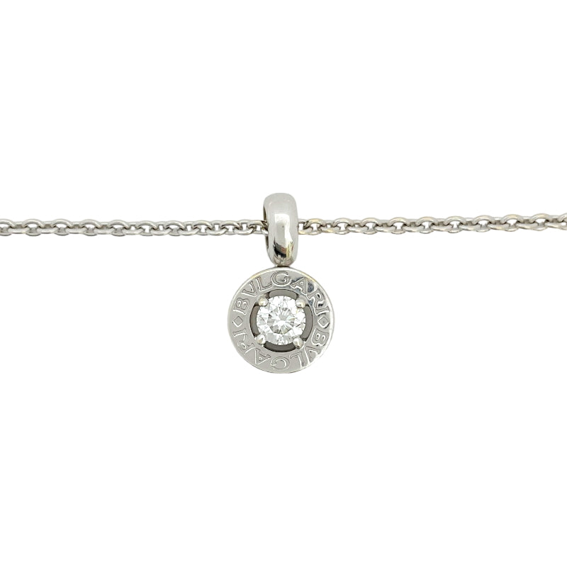 ブルガリ BVLGARI ブルガリブルガリ ダイヤモンドネックレス K18WG ダイヤモンド ジュエリー