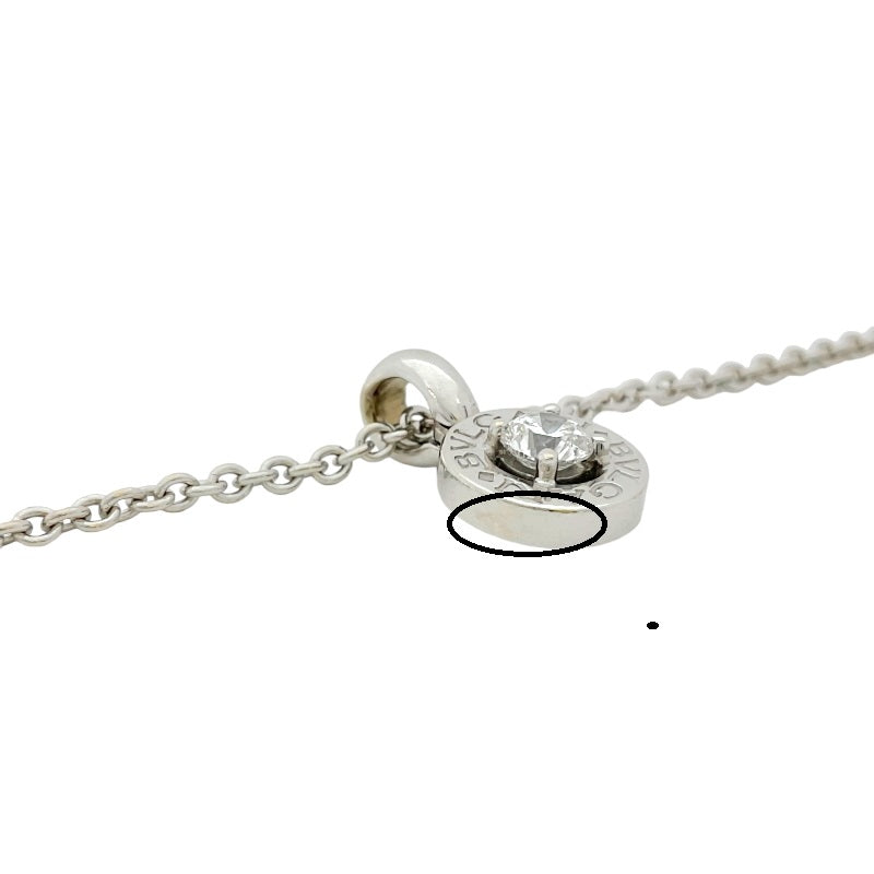 ブルガリ BVLGARI ブルガリブルガリ ダイヤモンドネックレス K18WG ダイヤモンド ジュエリー