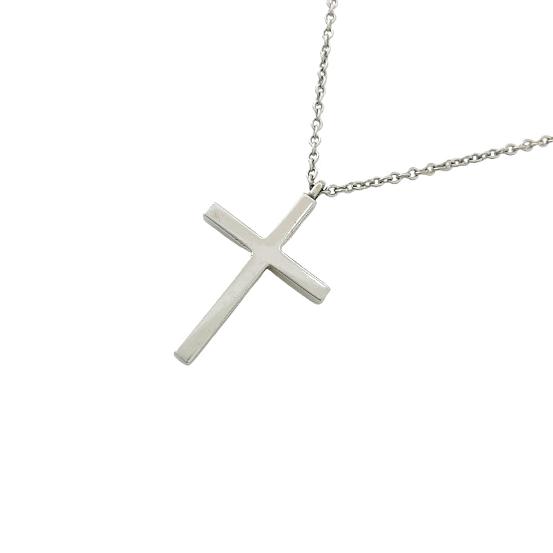 ティファニー TIFFANY＆CO メトロクロス ネックレス K18WG