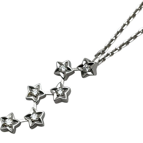 シャネル CHANEL コメットネックレス シルバー 750ホワイトゴールド アクセサリー
