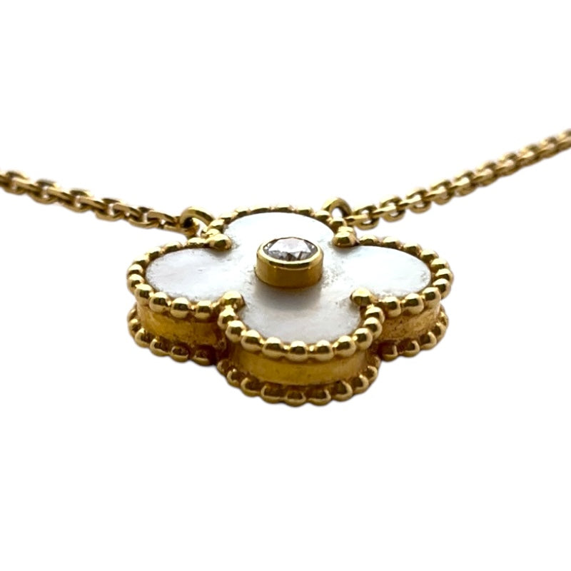 ヴァンクリーフ＆アーペル Van Cleef & Arpels ヴィンテージアルハンブラネックレス 750PG ジュエリー