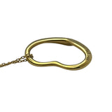 ティファニー TIFFANY＆CO オープンハートネックレス 750YG ジュエリー