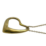 ティファニー TIFFANY＆CO オープンハートネックレス 750YG ジュエリー