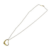 ティファニー TIFFANY＆CO オープンハートネックレス 750YG ジュエリー