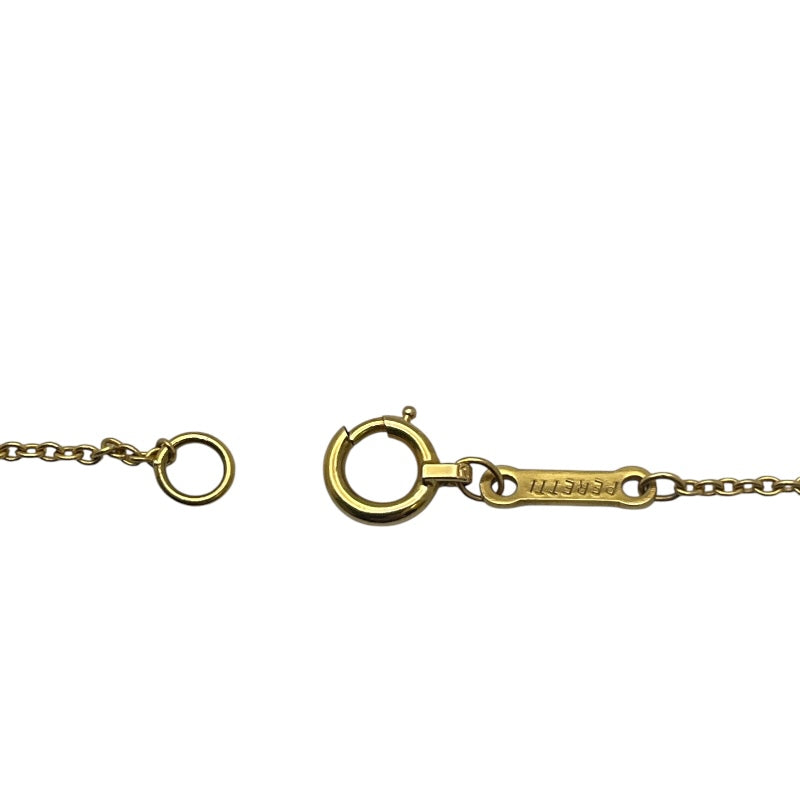 ティファニー TIFFANY＆CO オープンハートネックレス 750YG ジュエリー
