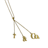 ティファニー TIFFANY＆CO ロゴアイコンネックレス 750YG ジュエリー