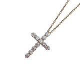 ティファニー TIFFANY＆CO スモールクロスネックレス 750 ジュエリー