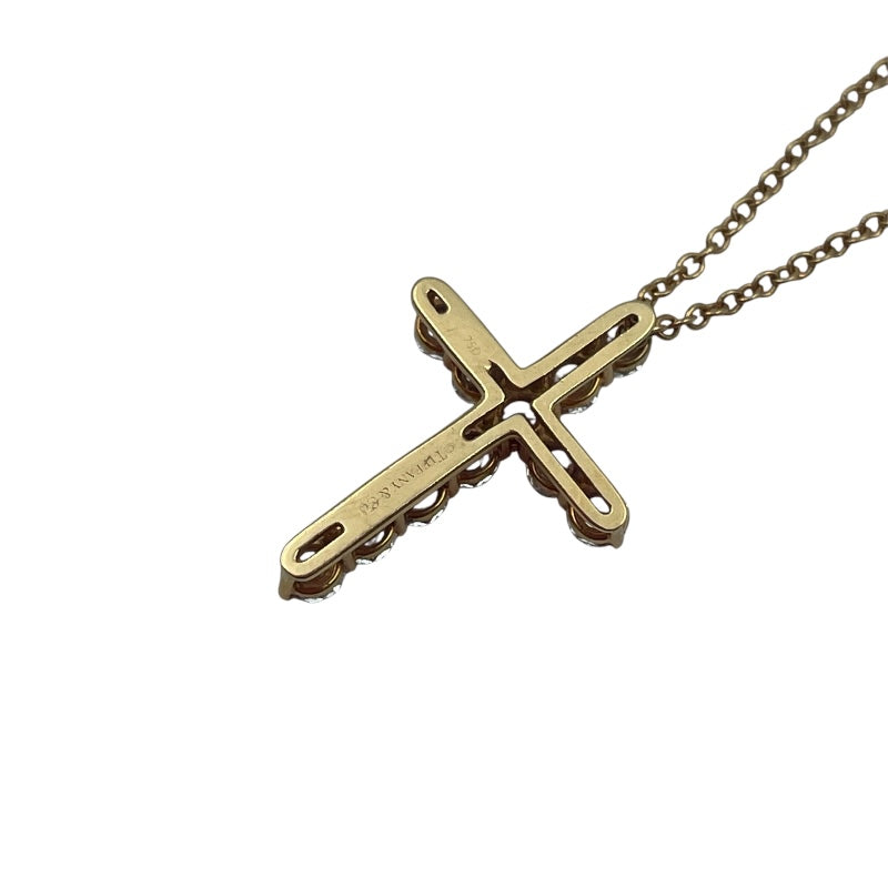 ティファニー TIFFANY＆CO スモールクロスネックレス 750 ジュエリー