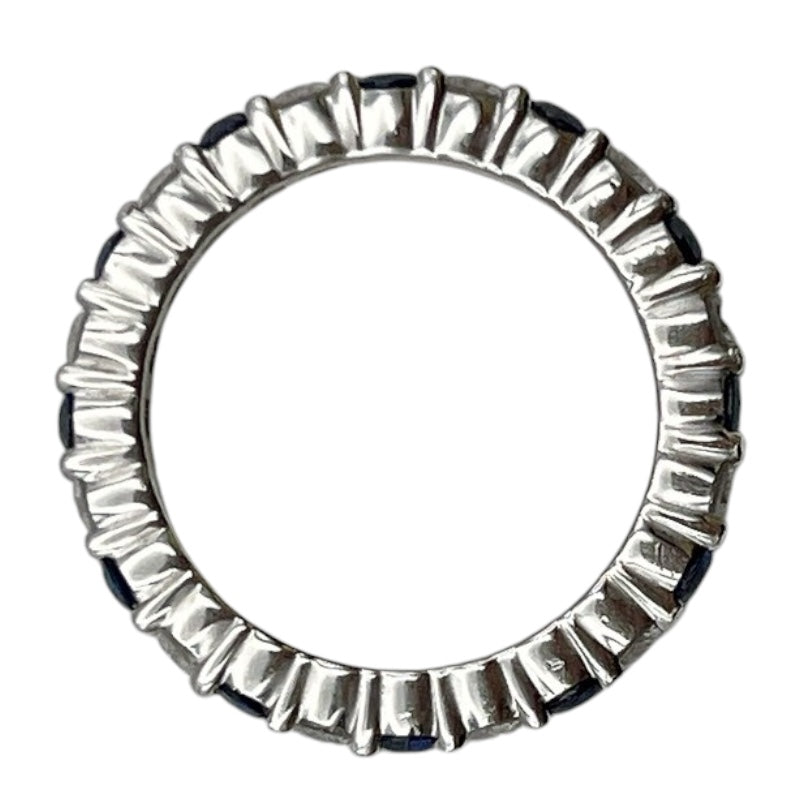 ハリーウィンストン HARRY WINSTON ラウンドカットプロングセットリング Pt950プラチナ ダイヤモンド　サファイア ジュエリー