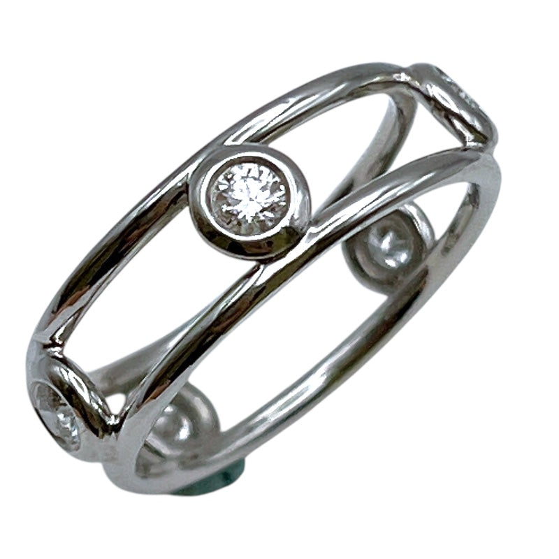 ティファニー TIFFANY＆CO ダブルワイヤーリング Pt950プラチナ ジュエリー