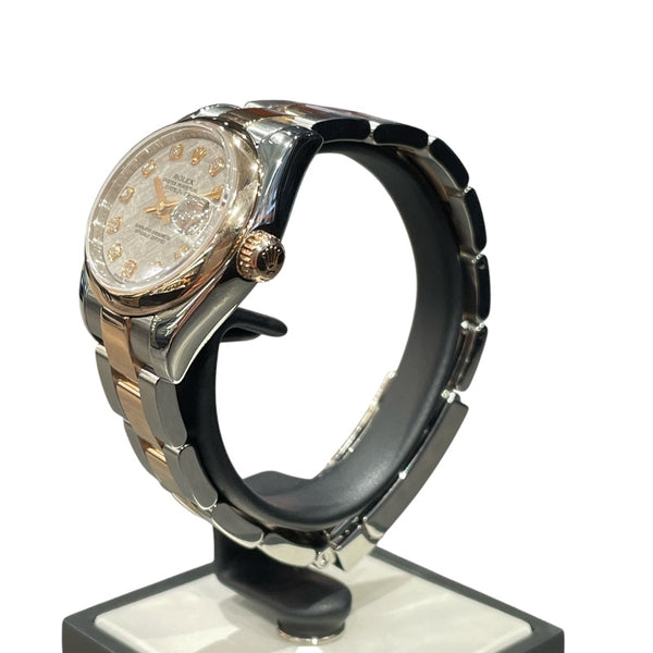 ロレックス ROLEX デイトジャスト 26 メテオライト 179161G K18ピンクゴールド/ステンレススティール 自動巻き レディース 腕時計