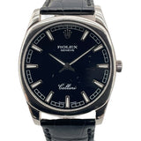 ロレックス ROLEX チェリーニ ダナオス ブラックバー 4243/9 ブラック K18WG 手巻き メンズ 腕時計