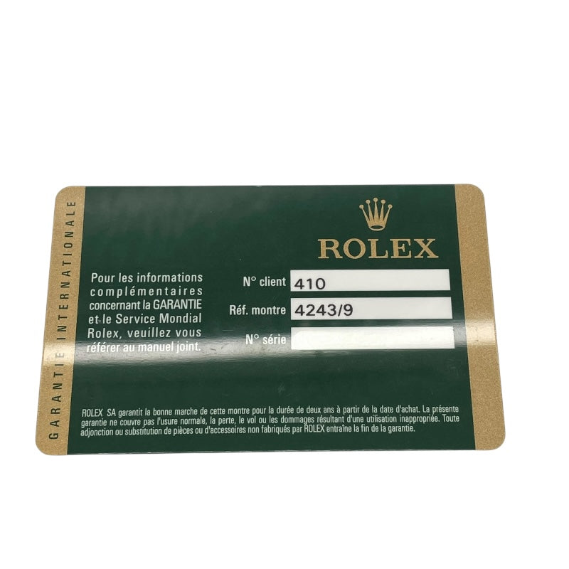 ロレックス ROLEX チェリーニ ダナオス ブラックバー 4243/9 ブラック K18WG 手巻き メンズ 腕時計