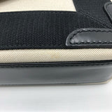 バレンシアガ BALENCIAGA ネイビーカバスXS 390346 アイボリー・ブラック キャンバス レディース ショルダーバッグ