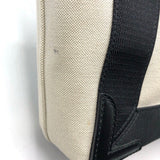 バレンシアガ BALENCIAGA ネイビーカバスXS 390346 アイボリー・ブラック キャンバス レディース ショルダーバッグ
