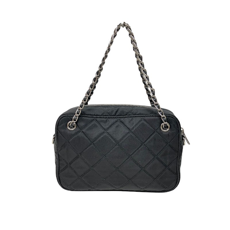 プラダ PRADA インプントゥ2WAYチェーンバッグ 1BH910 ブラック