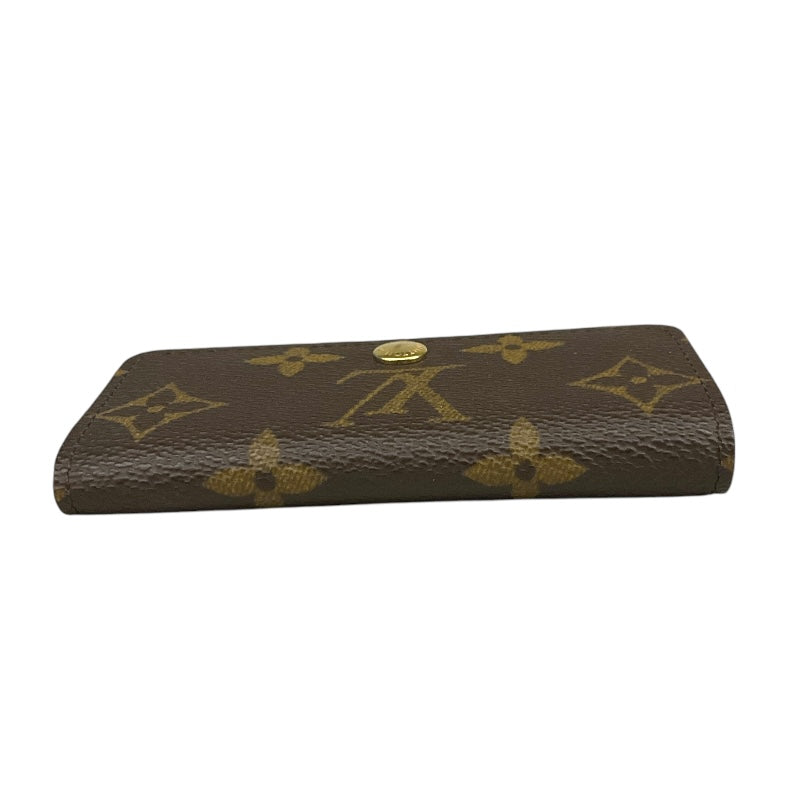 ルイ・ヴィトン LOUIS VUITTON ミュルティクレ4 M69517 ブラウン モノグラムミニキャンバス レディース キーケース