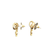シャネル CHANEL ココマークリボンピアス シルバー メタル・ストラス アクセサリー