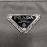 プラダ PRADA Re-Nylon サフィアーノショルダーバッグ 2VH113 ブラック　シルバー金具 ナイロン ユニセックス ショルダーバッグ