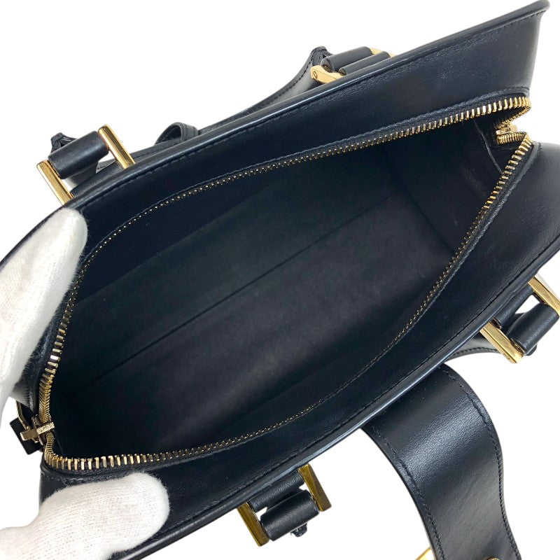 サンローラン SAINT LAURENT ベイビーカバス 568853 ブラック ゴールド 