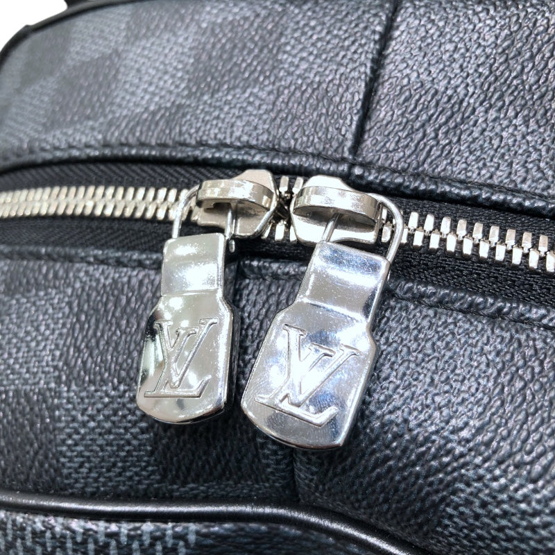 ルイ・ヴィトン LOUIS VUITTON キャンバス・バックパック N50009 ブラック ダミエグラフィットキャンバス レザー ユニセックス リュック・デイパック