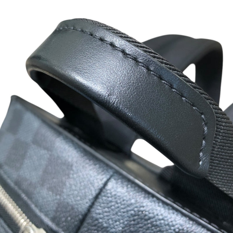 ルイ・ヴィトン LOUIS VUITTON キャンバス・バックパック N50009 ブラック ダミエグラフィットキャンバス レザー ユニセックス リュック・デイパック