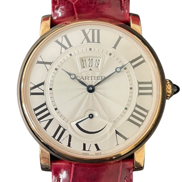 カルティエ Cartier ロトンド ドゥ カルティエ パワーリザーブ W1556252 K18ピンクゴールド メンズ 腕時計