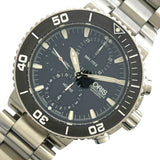 オリス ORIS アクイス クロノグラフ 017747654154-0782601PEB ブラック SS 自動巻き メンズ 腕時計